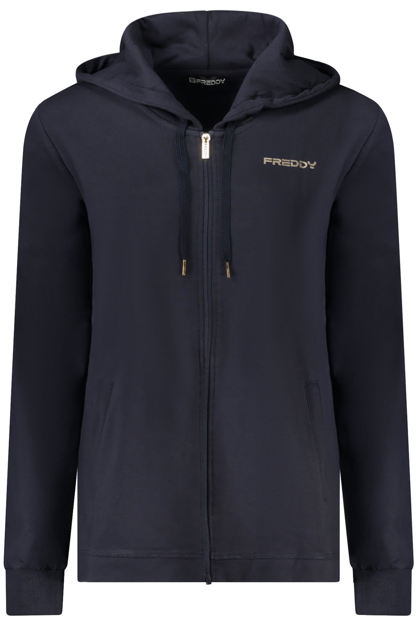 FREDDY FELPA CON ZIP DONNA BLU