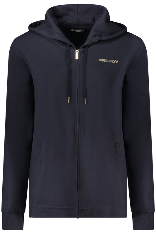 FREDDY FELPA CON ZIP DONNA BLU