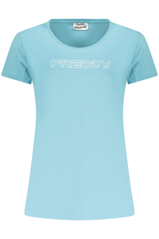 FREDDY T-SHIRT MANICHE CORTE DONNA AZZURRO