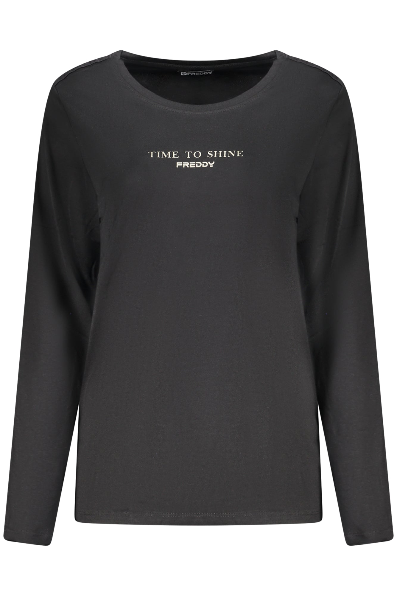FREDDY T-SHIRT MANICHE LUNGHE DONNA NERO