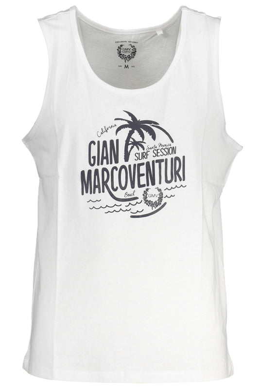 GIAN MARCO VENTURI CANOTTA UOMO BIANCO