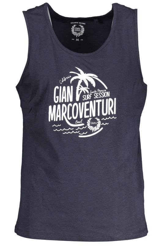 GIAN MARCO VENTURI CANOTTA UOMO BLU