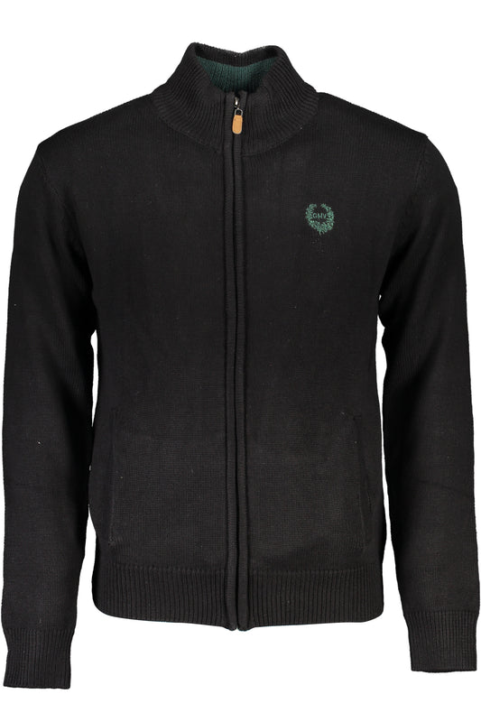 GIAN MARCO VENTURI CARDIGAN UOMO NERO