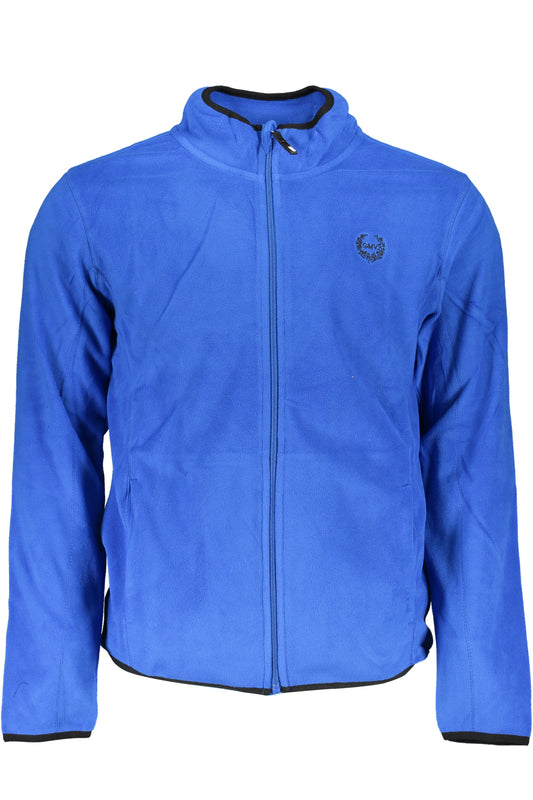 GIAN MARCO VENTURI FELPA CON ZIP UOMO BLU