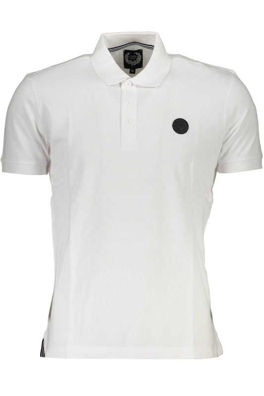 GIAN MARCO VENTURI POLO MANICHE CORTE UOMO BIANCO