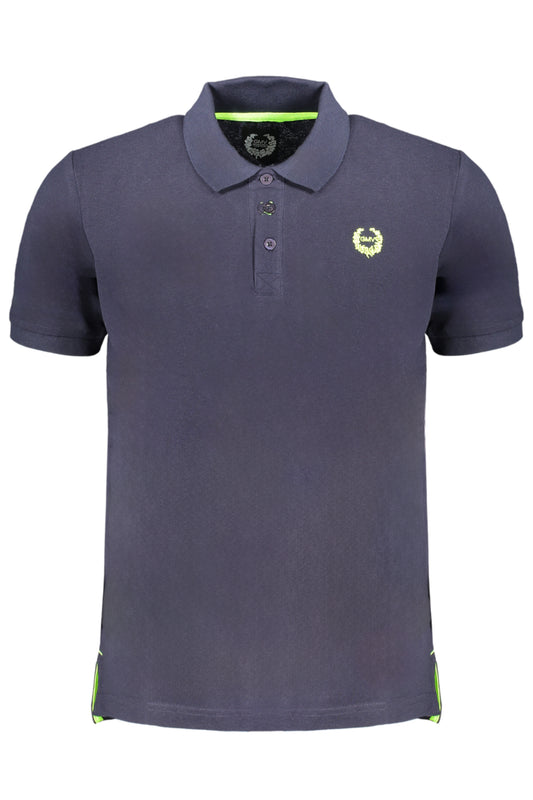 GIAN MARCO VENTURI POLO MANICHE CORTE UOMO BLU