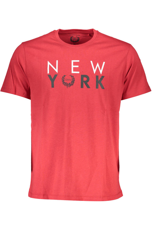 GIAN MARCO VENTURI T-SHIRT MANICHE CORTE UOMO ROSSO