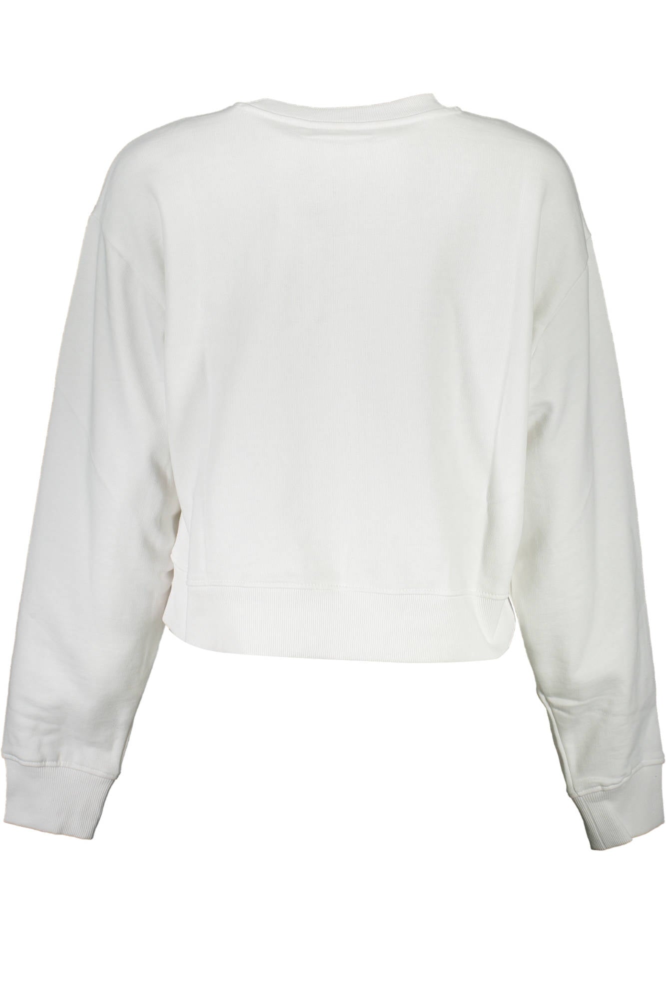 GUESS JEANS FELPA SENZA ZIP DONNA BIANCO