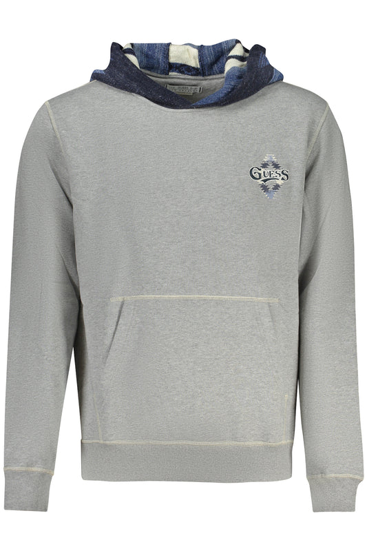 GUESS JEANS FELPA SENZA ZIP UOMO GRIGIO