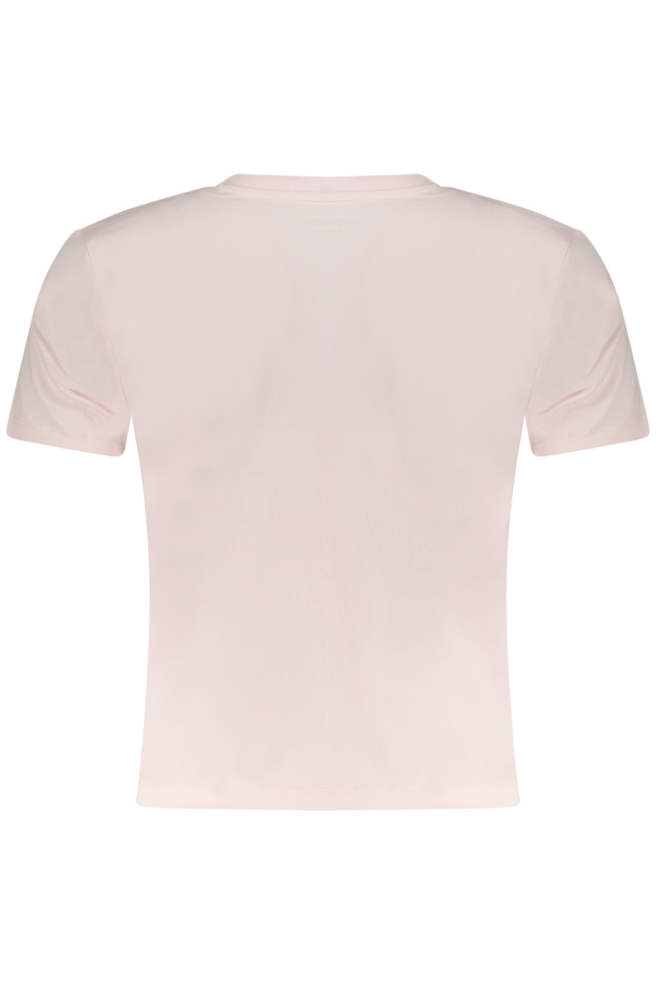 GUESS JEANS T-SHIRT MANICHE CORTE DONNA ROSA