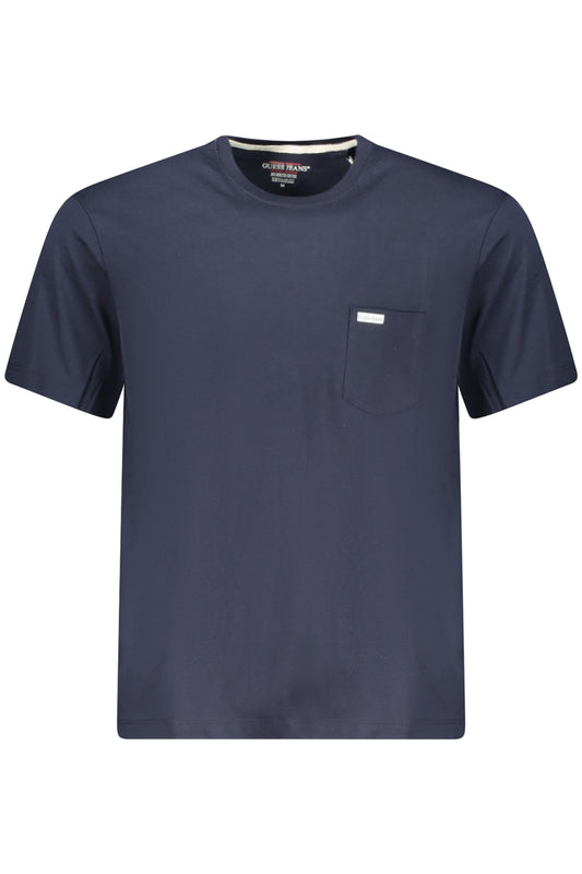 GUESS JEANS T-SHIRT MANICHE CORTE UOMO BLU
