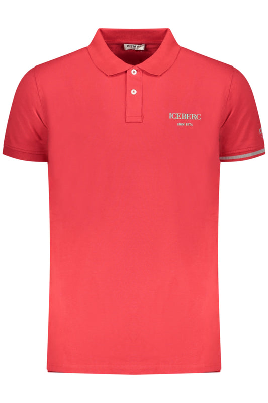 ICEBERG POLO MANICHE CORTE UOMO ROSSO