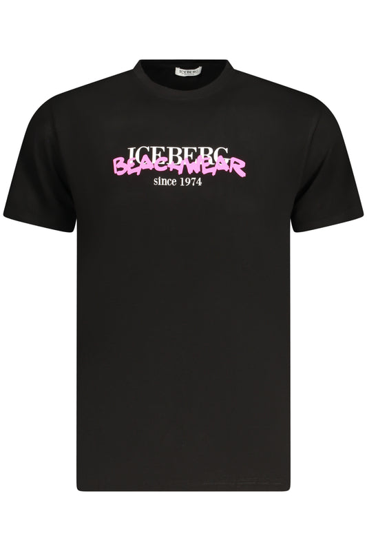 ICEBERG T-SHIRT MANICHE CORTE UOMO NERO