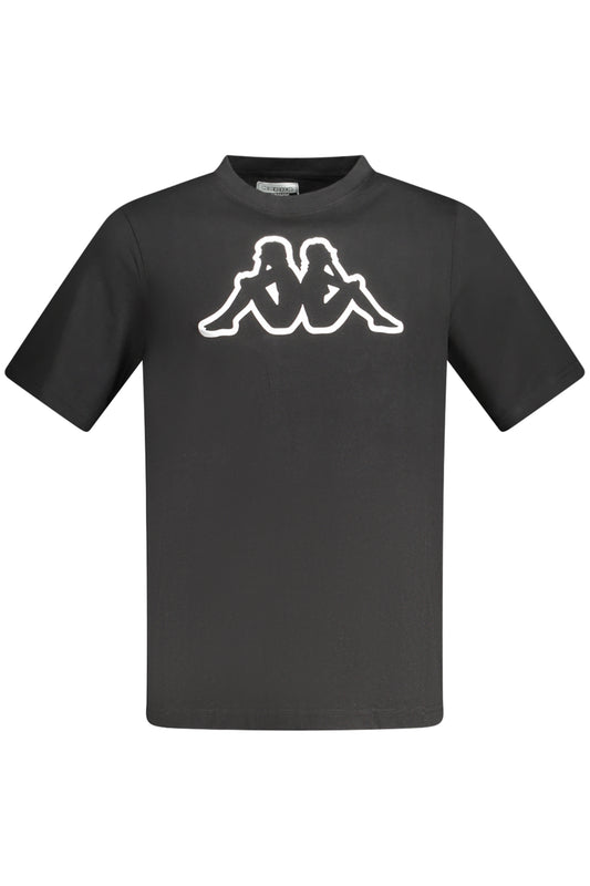 KAPPA T-SHIRT MANICHE CORTE UOMO NERO