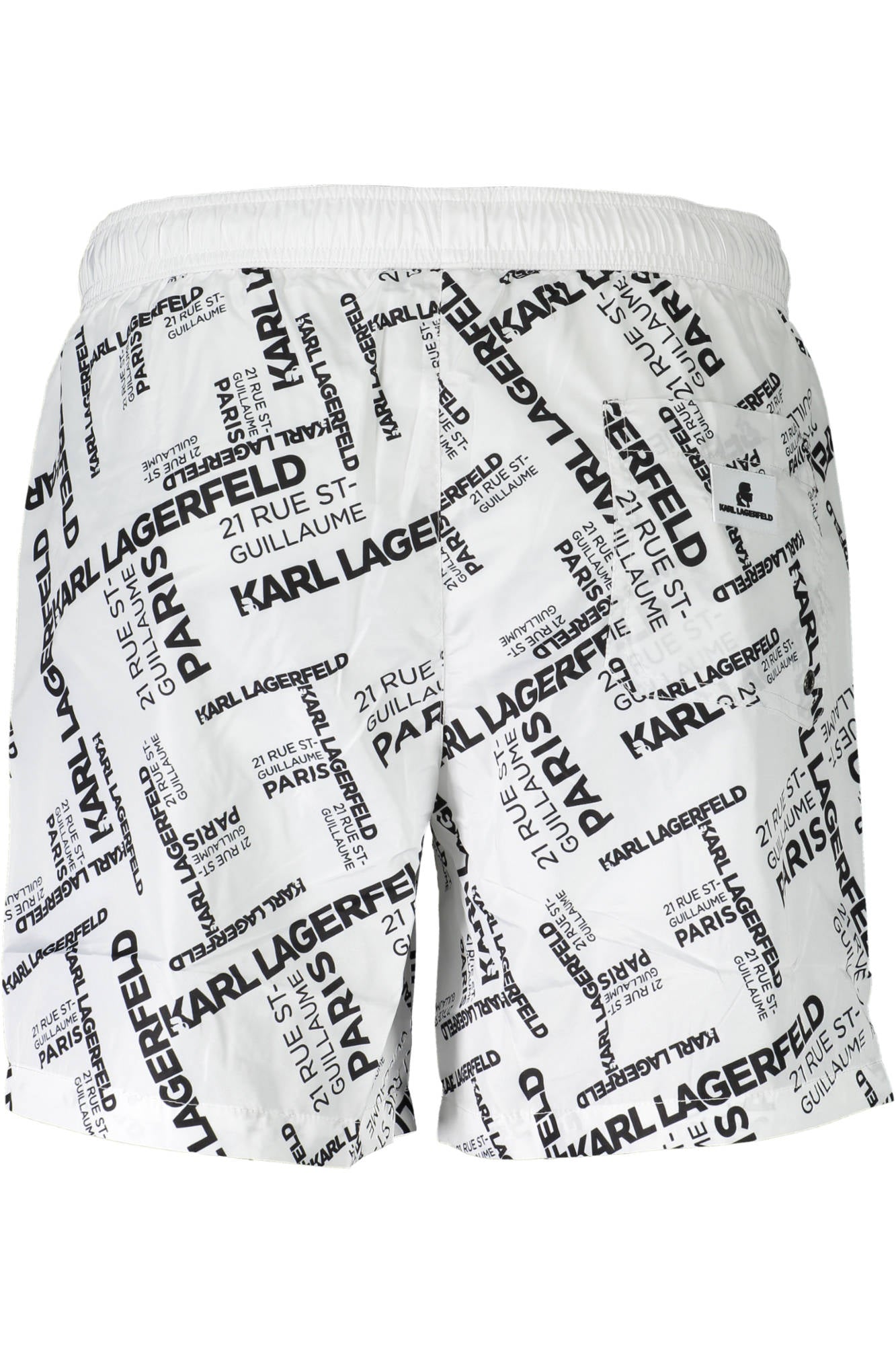 KARL LAGERFELD BEACHWEAR COSTUME PARTE SOTTO UOMO BIANCO