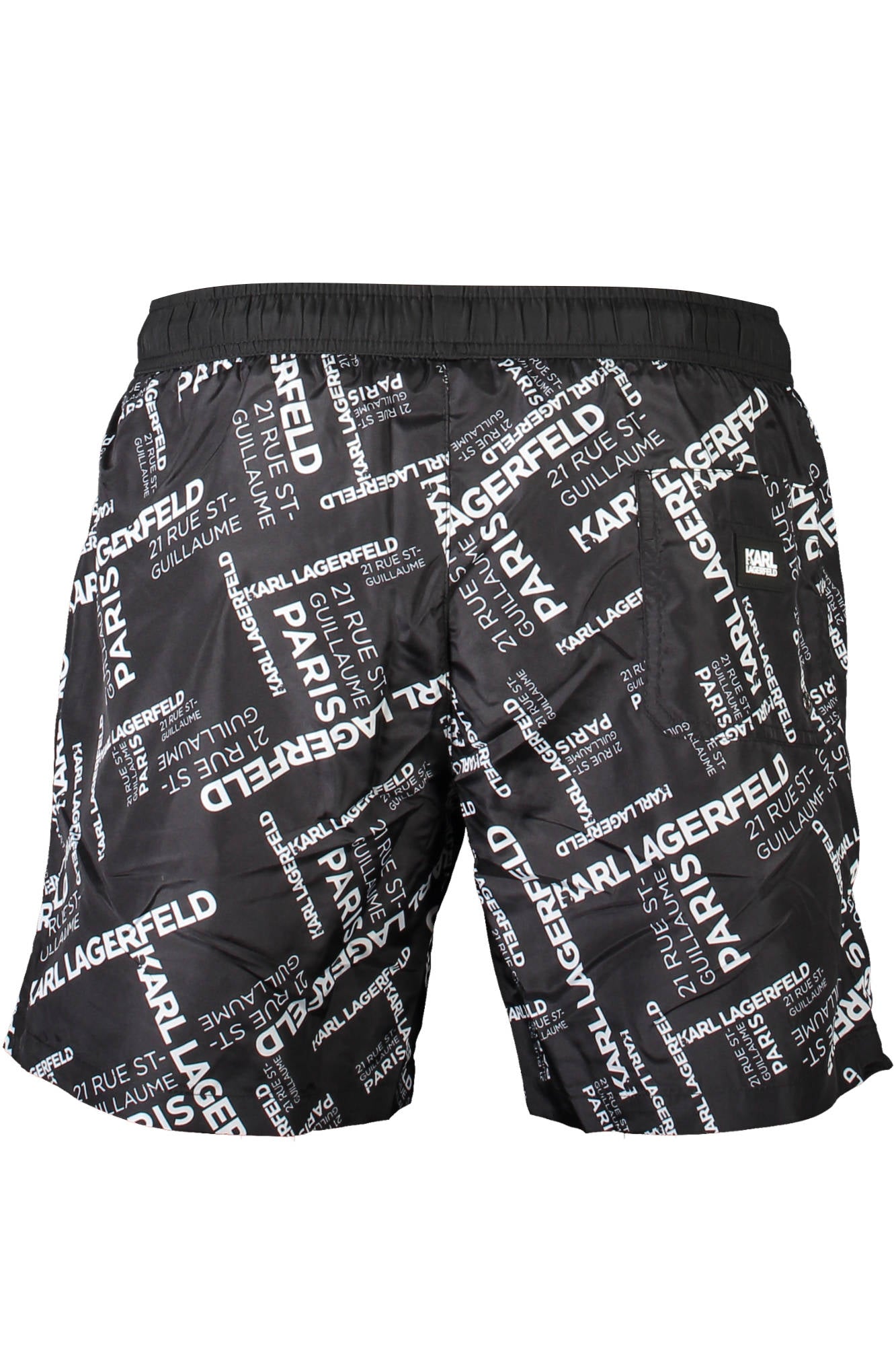 KARL LAGERFELD BEACHWEAR COSTUME PARTE SOTTO UOMO NERO