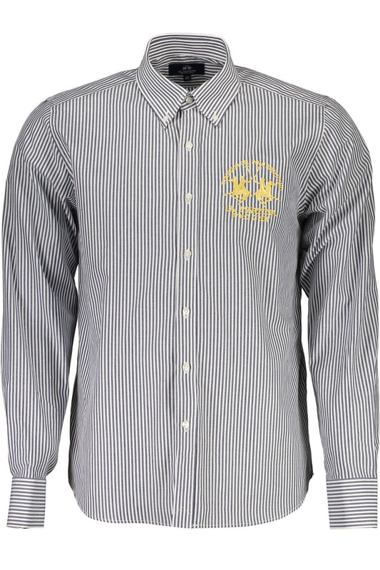 LA MARTINA CAMICIA MANICHE LUNGHE UOMO BLU