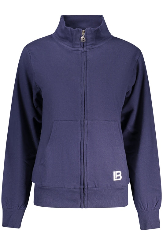 LAURA BIAGIOTTI FELPA CON ZIP DONNA BLU
