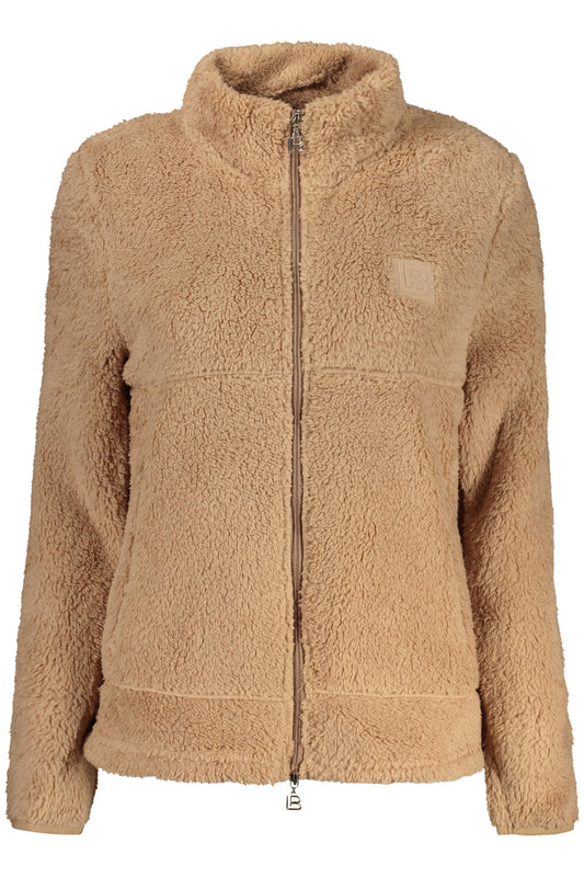 LAURA BIAGIOTTI FELPA CON ZIP DONNA MARRONE