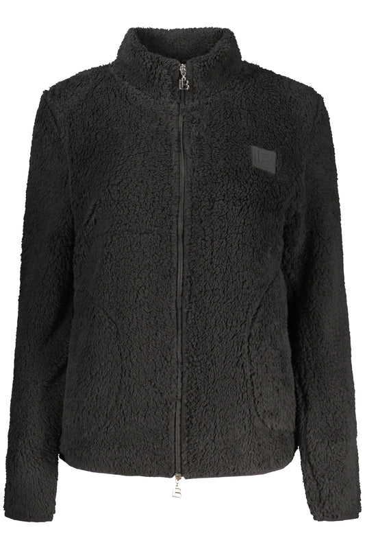 LAURA BIAGIOTTI FELPA CON ZIP DONNA NERO