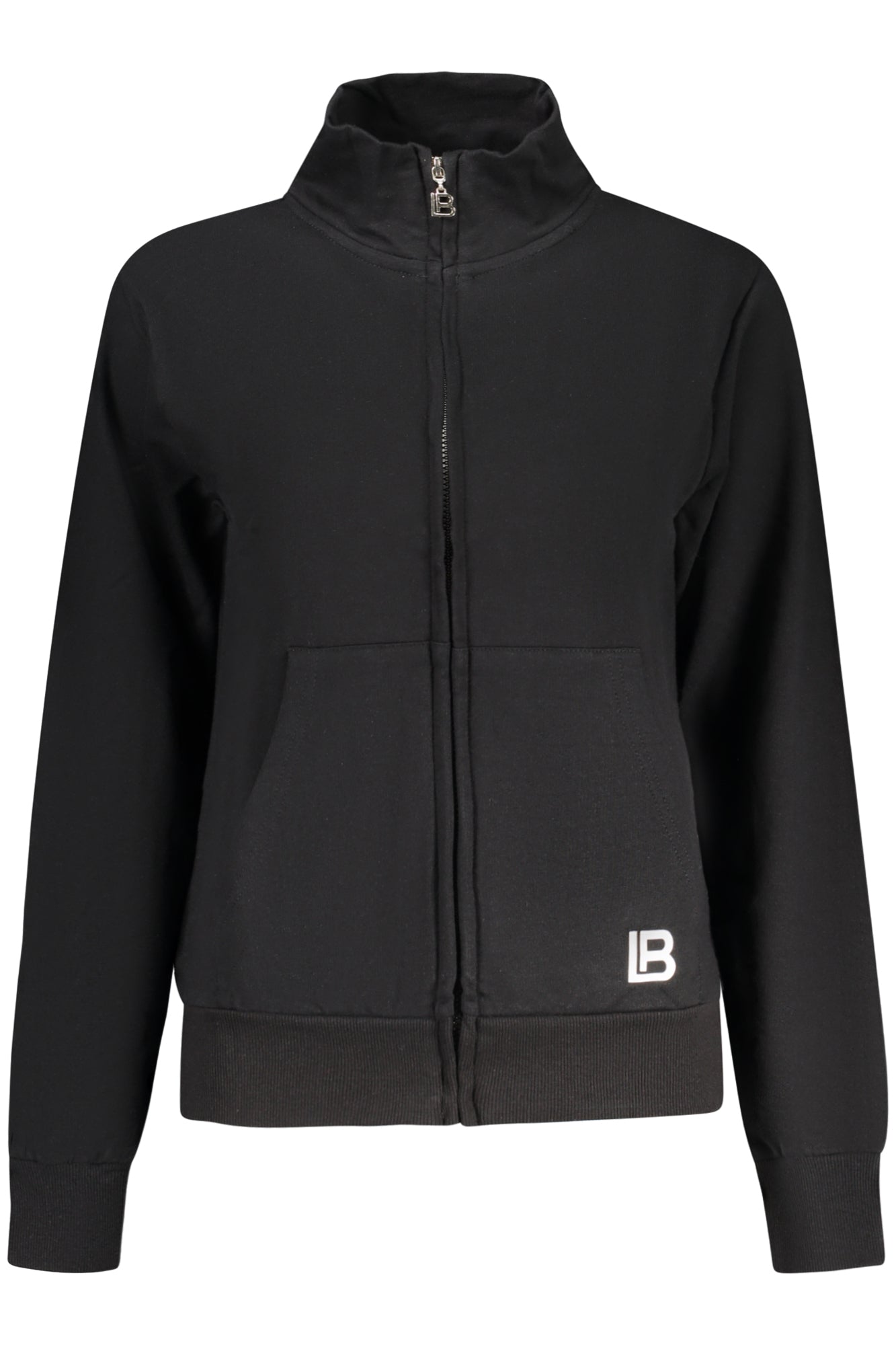 LAURA BIAGIOTTI FELPA CON ZIP DONNA NERO