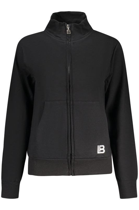 LAURA BIAGIOTTI FELPA CON ZIP DONNA NERO