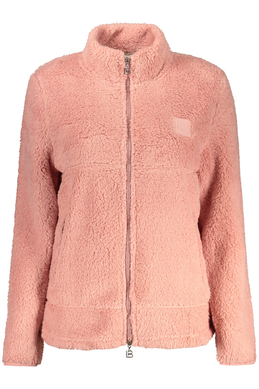 LAURA BIAGIOTTI FELPA CON ZIP DONNA ROSA