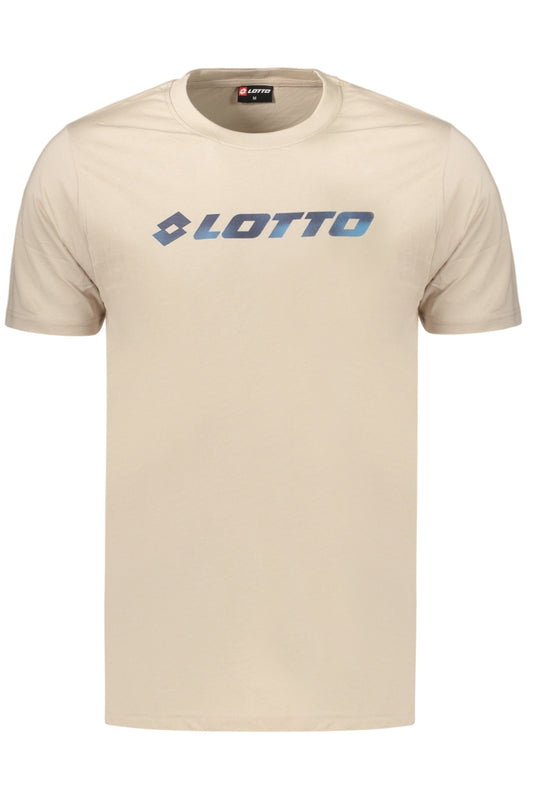 LOTTO T-SHIRT MANICHE CORTE UOMO BEIGE