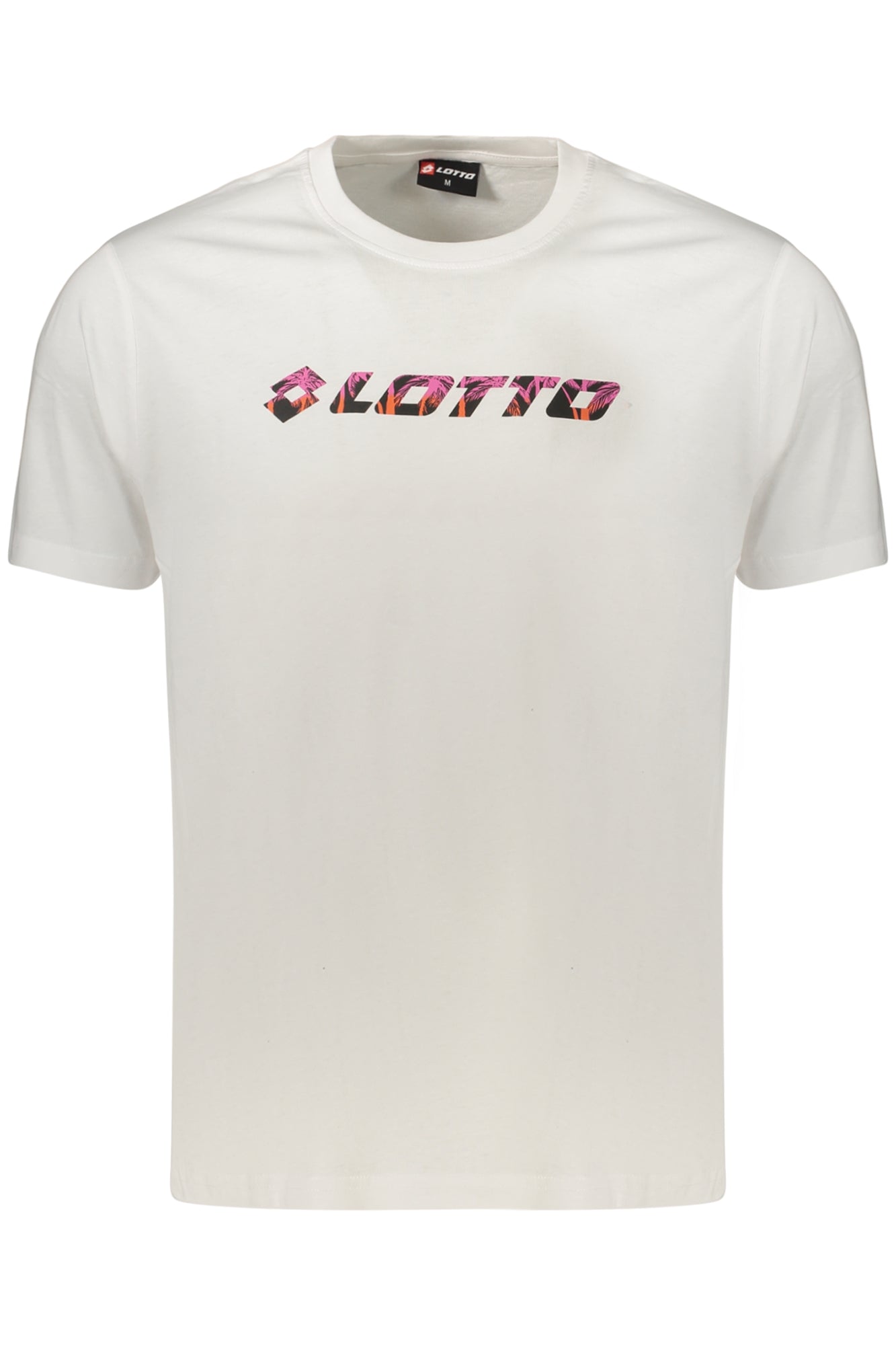 LOTTO T-SHIRT MANICHE CORTE UOMO BIANCO