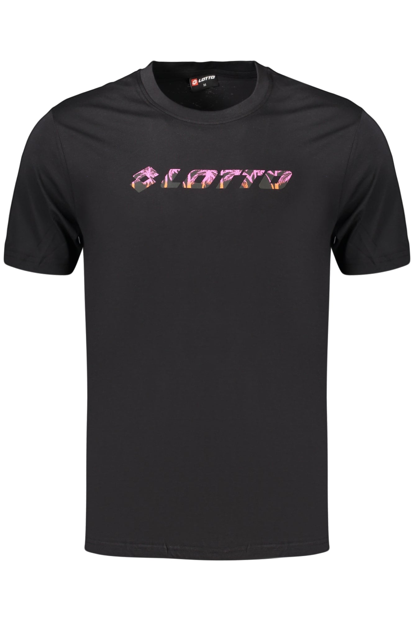 LOTTO T-SHIRT MANICHE CORTE UOMO NERO