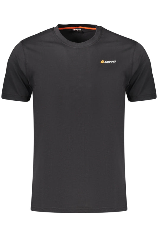 LOTTO T-SHIRT MANICHE CORTE UOMO NERO