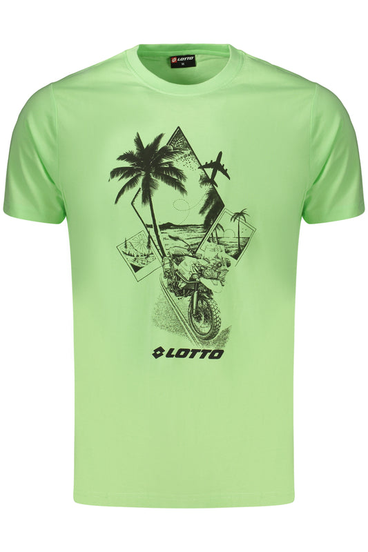 LOTTO T-SHIRT MANICHE CORTE UOMO VERDE
