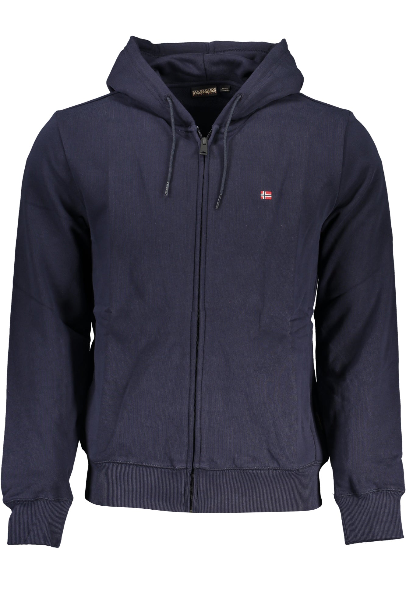 NAPAPIJRI FELPA CON ZIP UOMO BLU