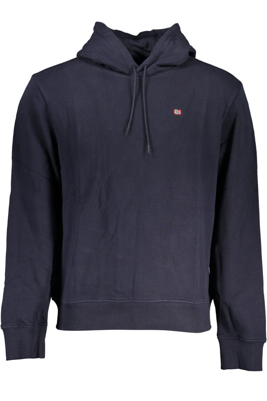 NAPAPIJRI FELPA CON ZIP UOMO BLU