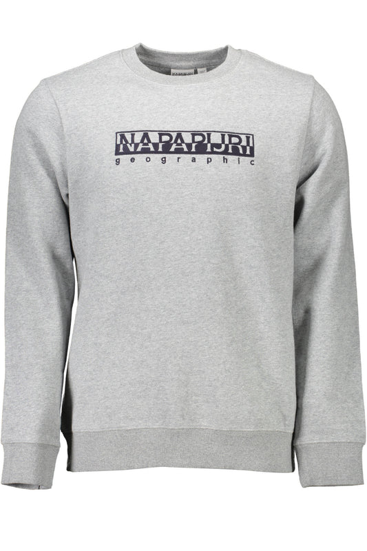 NAPAPIJRI FELPA SENZA ZIP UOMO GRIGIO