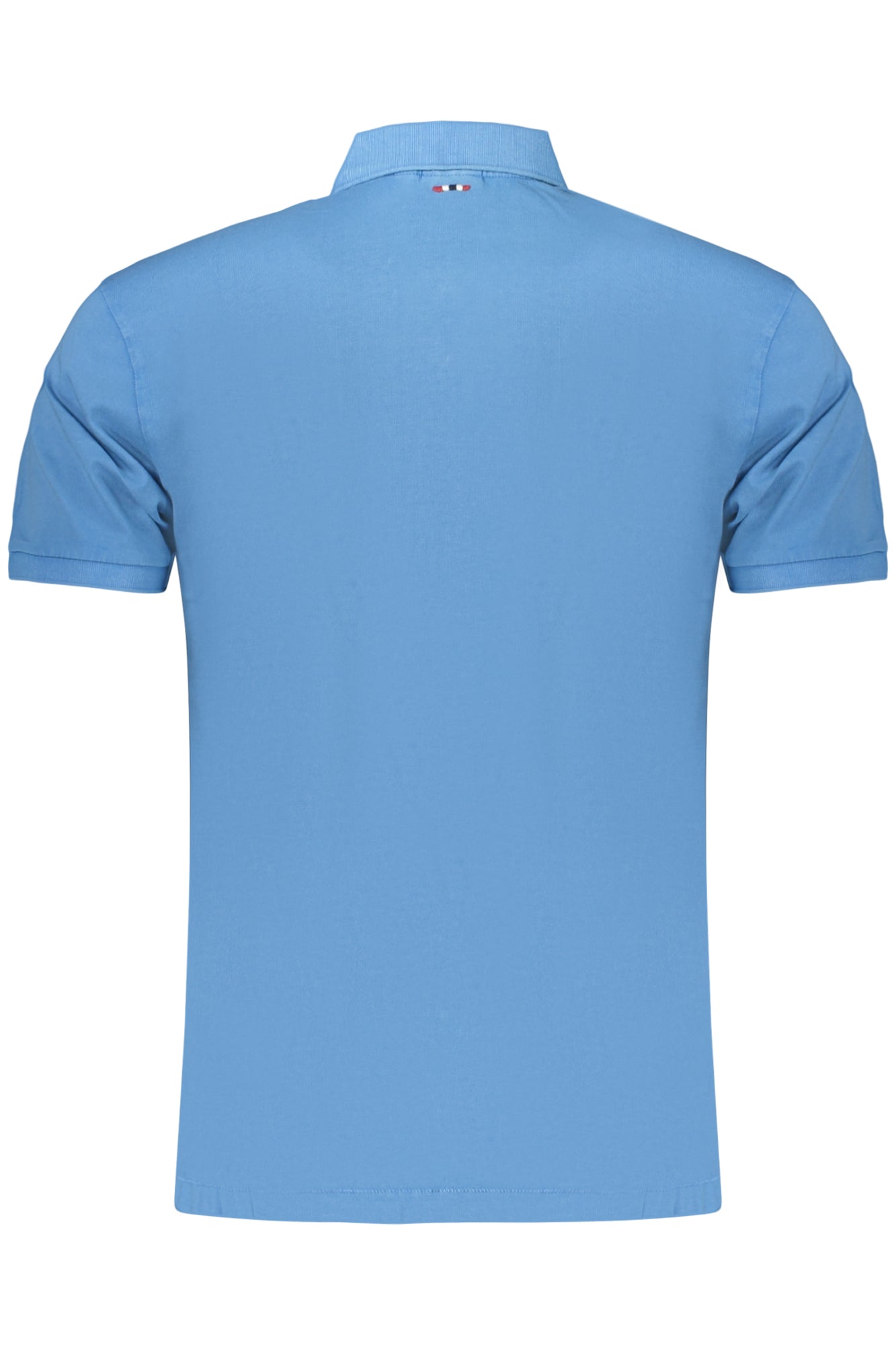 NAPAPIJRI POLO MANICHE CORTE UOMO AZZURRO