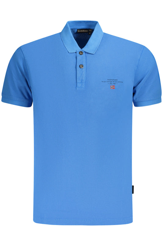NAPAPIJRI POLO MANICHE CORTE UOMO BLU