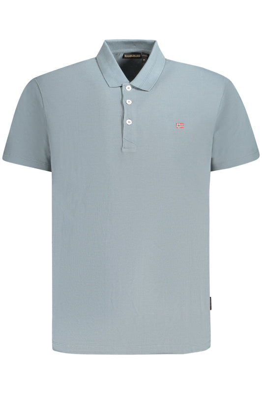 NAPAPIJRI POLO MANICHE CORTE UOMO GRIGIO