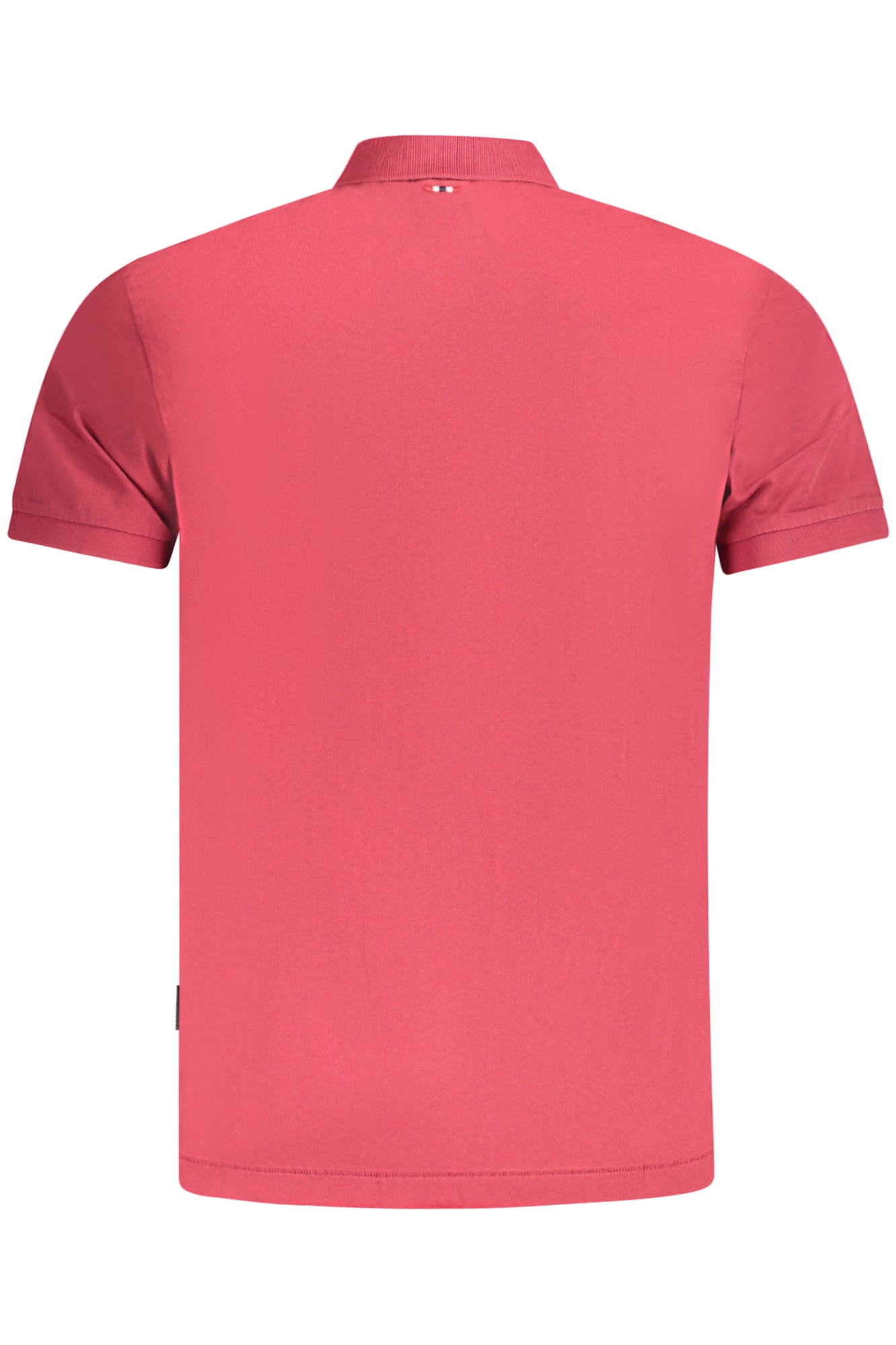 NAPAPIJRI POLO MANICHE CORTE UOMO ROSSO