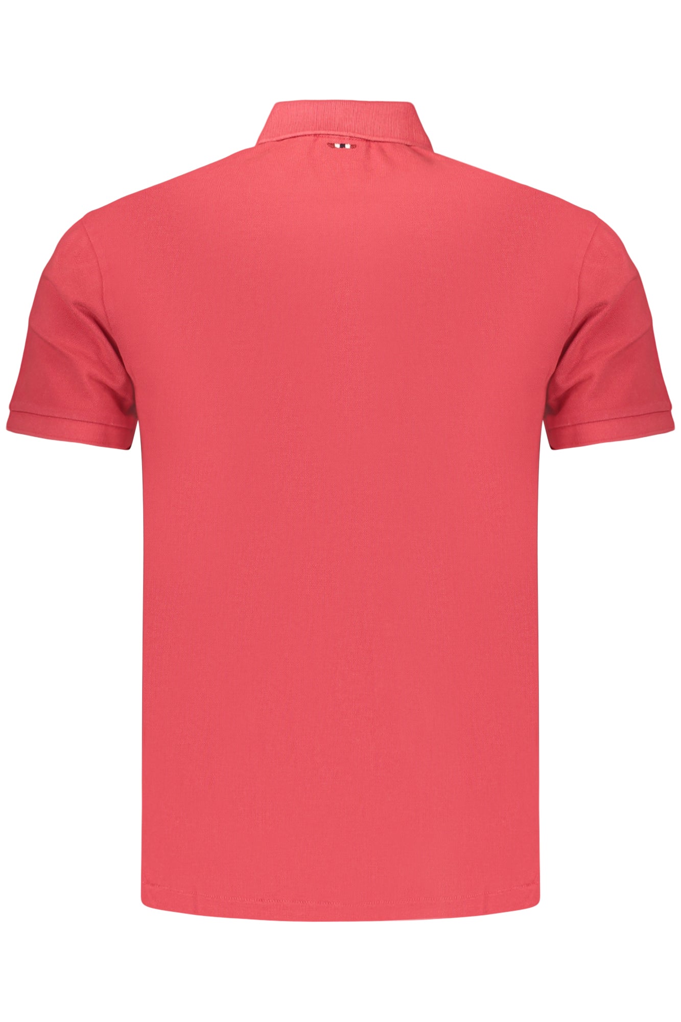 NAPAPIJRI POLO MANICHE CORTE UOMO ROSSO