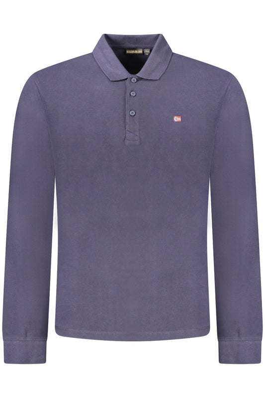 NAPAPIJRI POLO MANICHE LUNGHE UOMO BLU