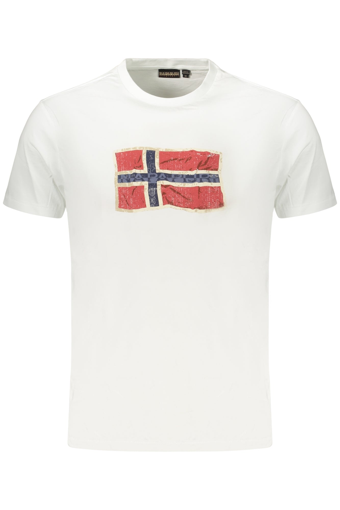NAPAPIJRI T-SHIRT MANICHE CORTE UOMO BIANCO