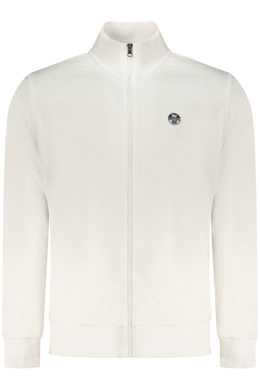 NORTH SAILS FELPA CON ZIP UOMO BIANCO