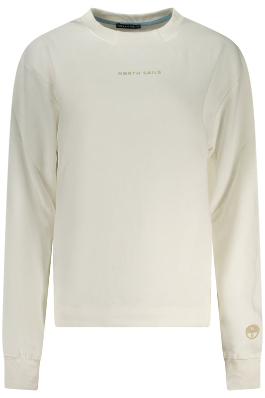 NORTH SAILS FELPA SENZA ZIP DONNA BIANCO