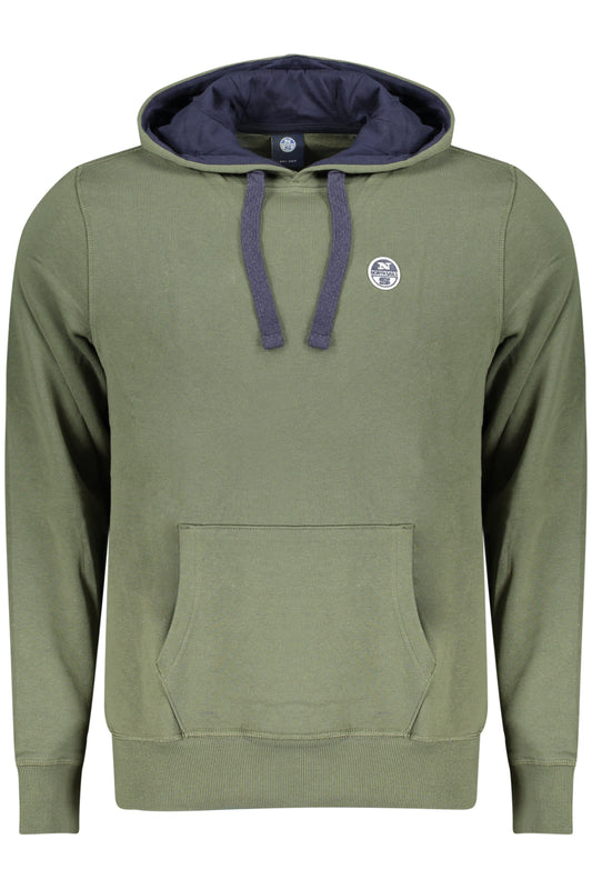 NORTH SAILS FELPA SENZA ZIP UOMO VERDE