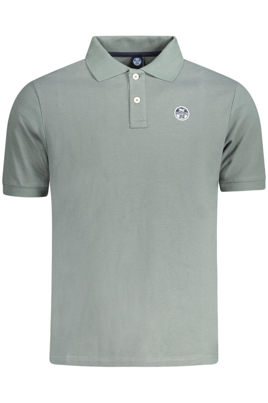 NORTH SAILS POLO MANICHE CORTE UOMO VERDE