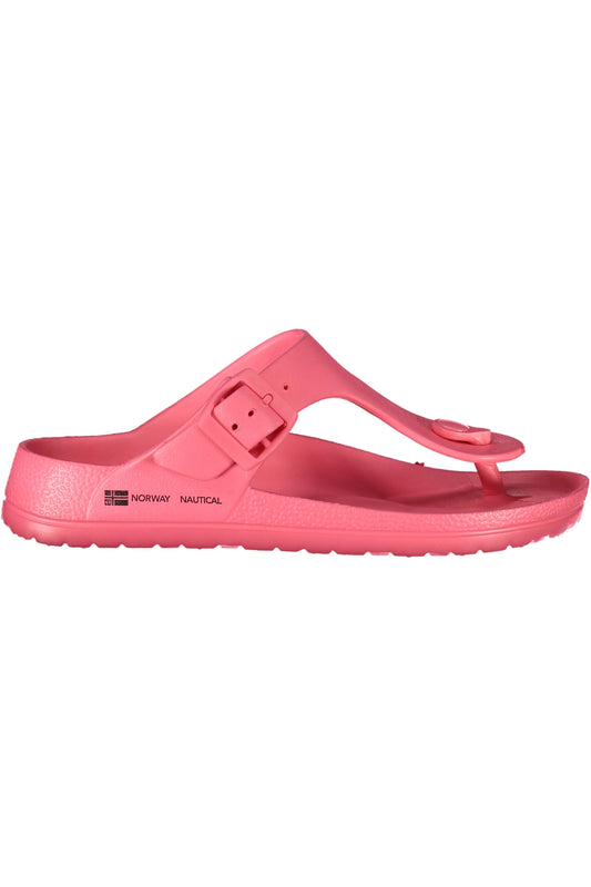 NORWAY 1963 CALZATURA CIABATTA DONNA ROSA