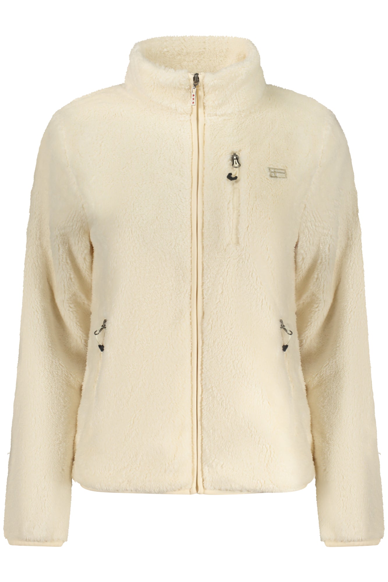 NORWAY 1963 FELPA CON ZIP DONNA BIANCO