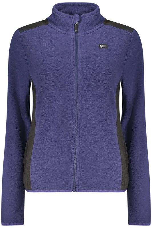 NORWAY 1963 FELPA CON ZIP DONNA BLU