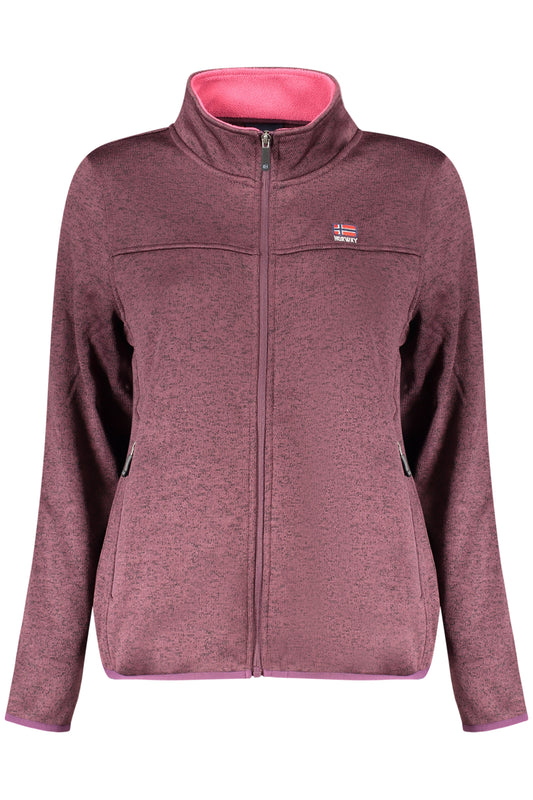 NORWAY 1963 FELPA CON ZIP DONNA VIOLA